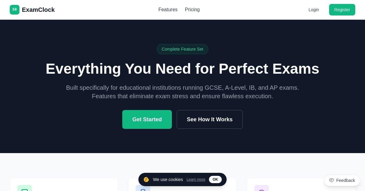 Exam Display Features: Sync, Offline & More | ExamClock