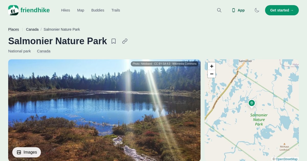 Salmonier Nature Park — National park in Canada | photos, map & nearby